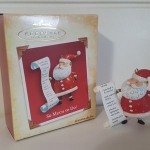 Hallmark Keepsake Ornament So Much To do 2004